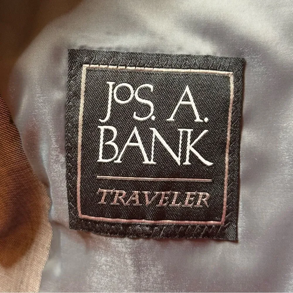 Jos. A. Bank Slim Fit Gray Wool Blazer size 38 Long
